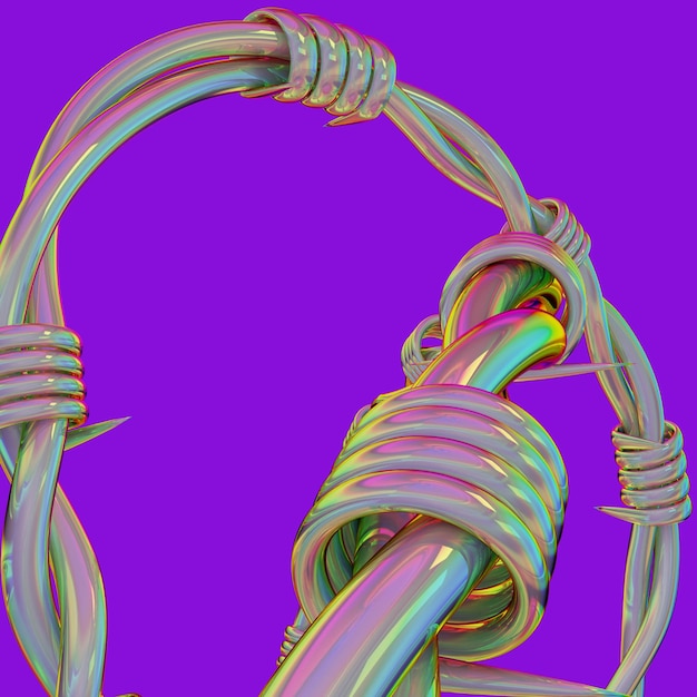 PSD cadena de renderizado 3d con fondo transparente