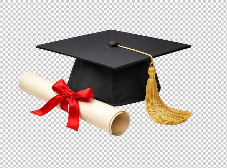 PSD cappello e diploma di laurea