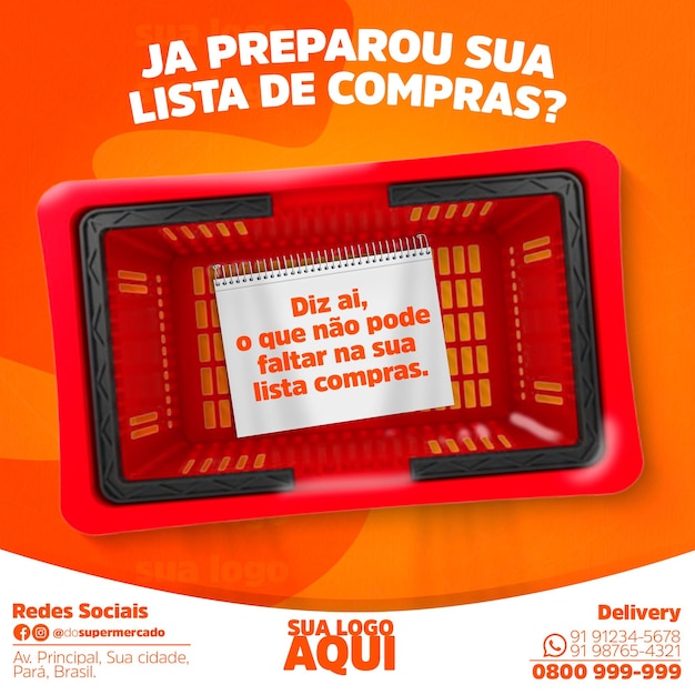 PSD cesta de compras