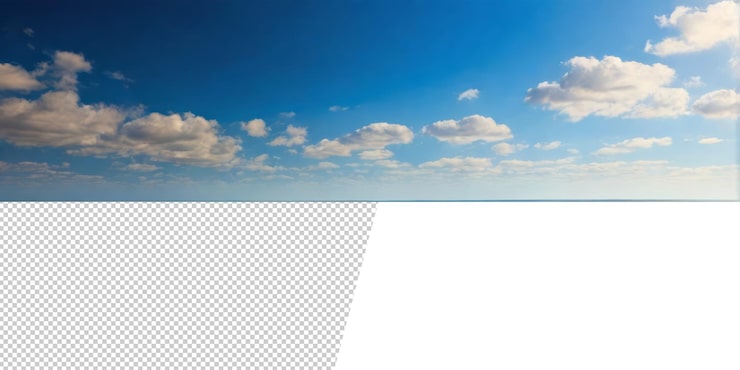 PSD cielo azul