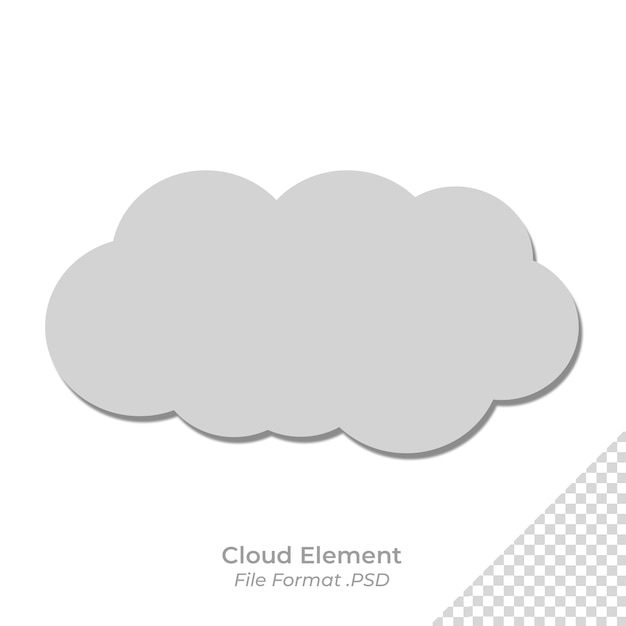 PSD cloud-element-design-psd-datei
