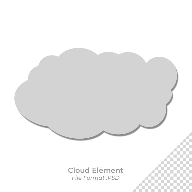 PSD cloud-element-design-psd-datei