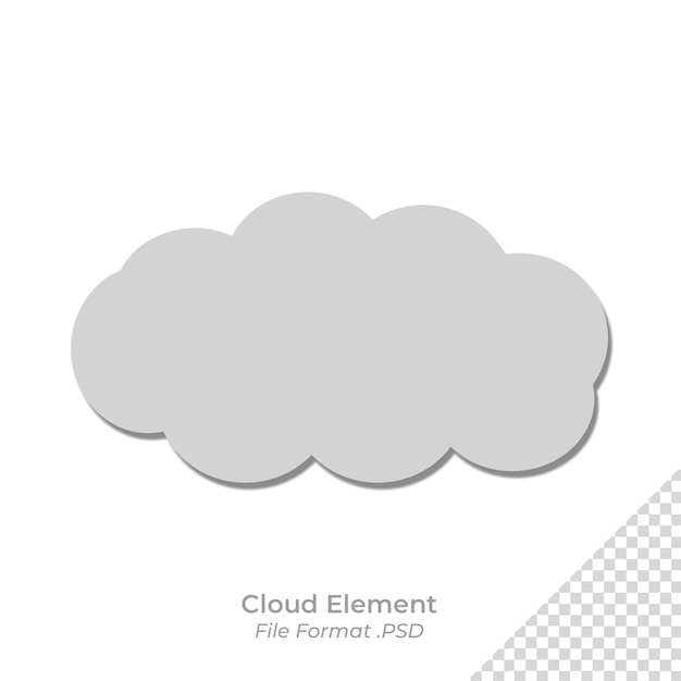 PSD cloud-element-design-psd-datei