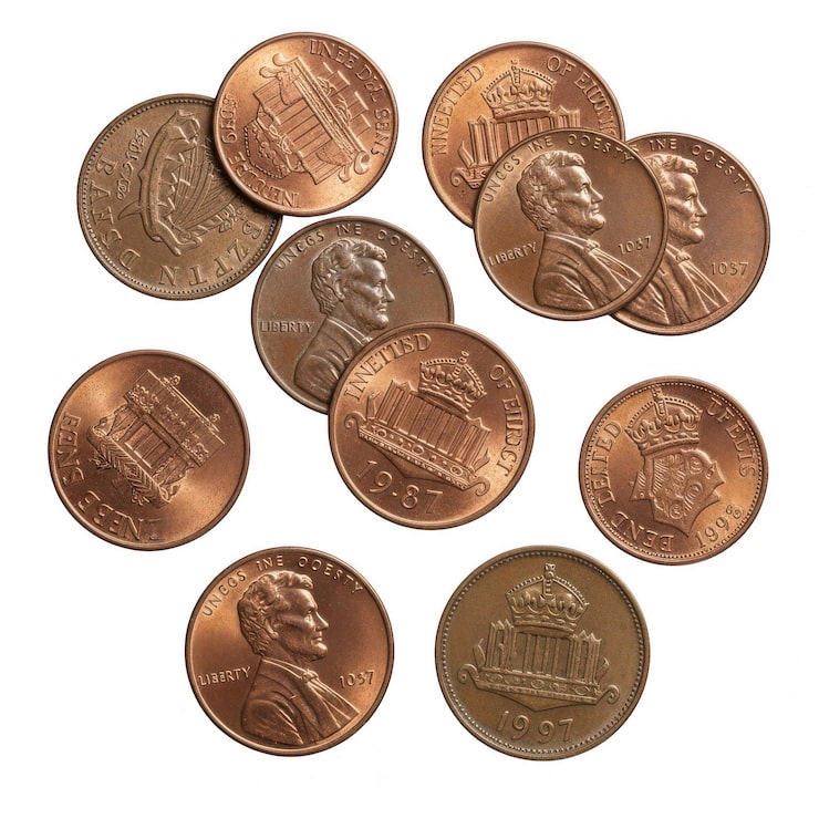 PSD colección de centavos lincoln de estados unidos de varios años