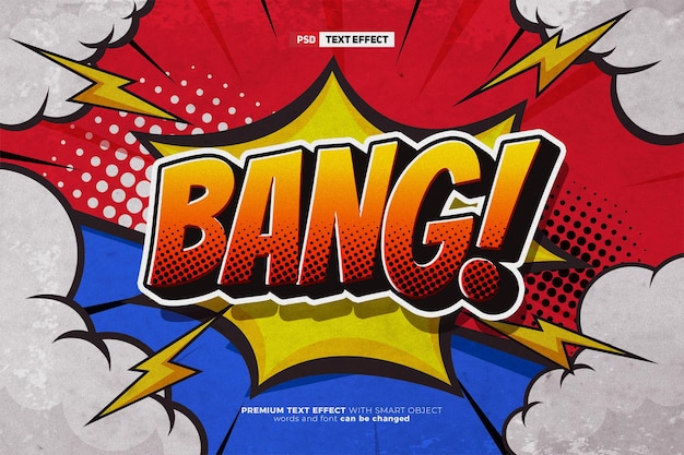 PSD comic-bang-text-effekt