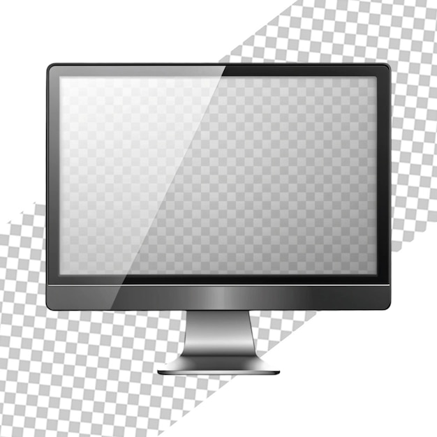 PSD computermonitor mit transparentem bildschirm