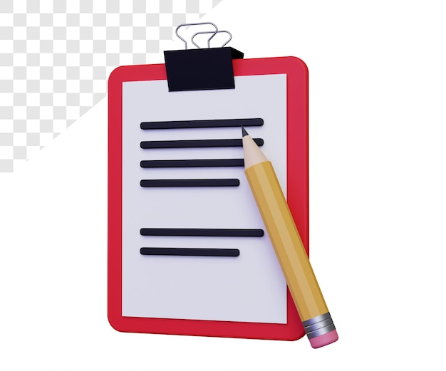 PSD conception de notes simples en 3d