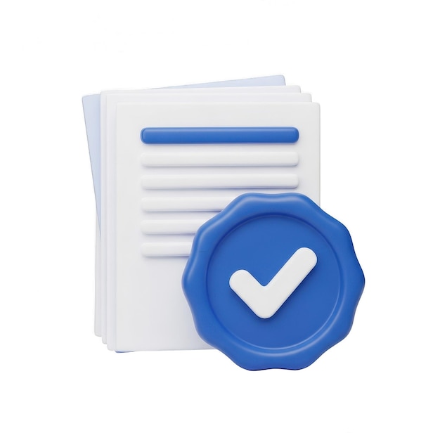 PSD confirmation de vérification de document