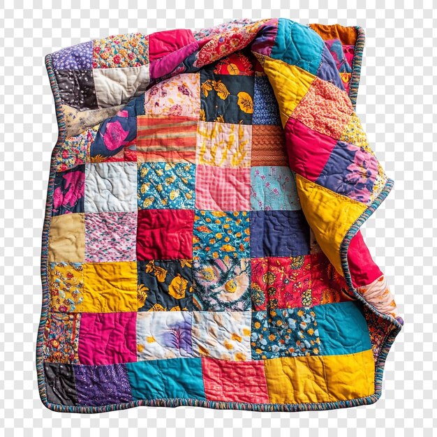 PSD courtepointe patchwork colorée