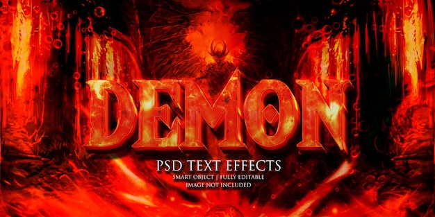 PSD dämon texteffekt