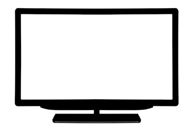 PSD das flugzeug fliegt aus dem computermonitor