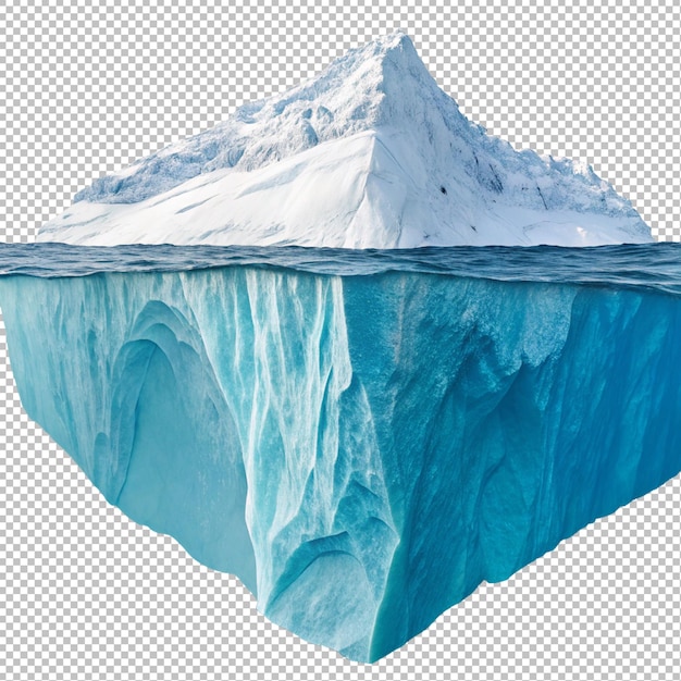 PSD der majestätische eisberg