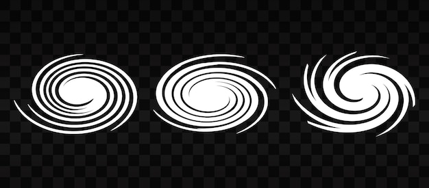 PSD design ciclonico su sfondo trasparente