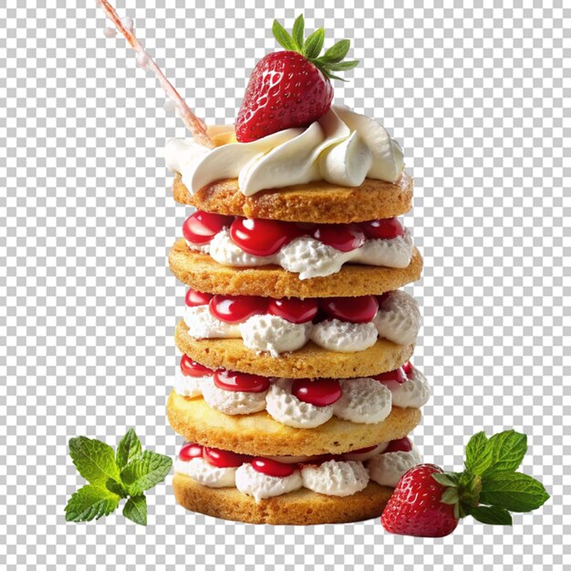 PSD dessert sur fond transparent