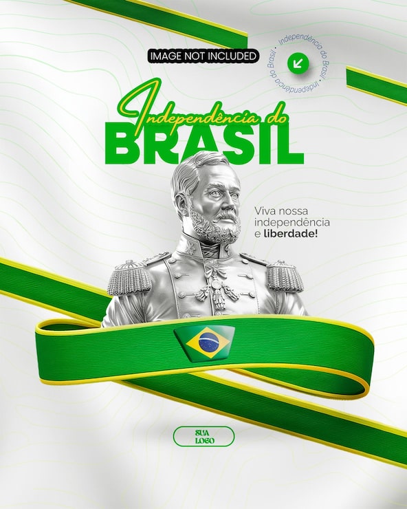 PSD dia da independência do brasil 7 de setembro mídia social editável psd brasil 7 de setembro