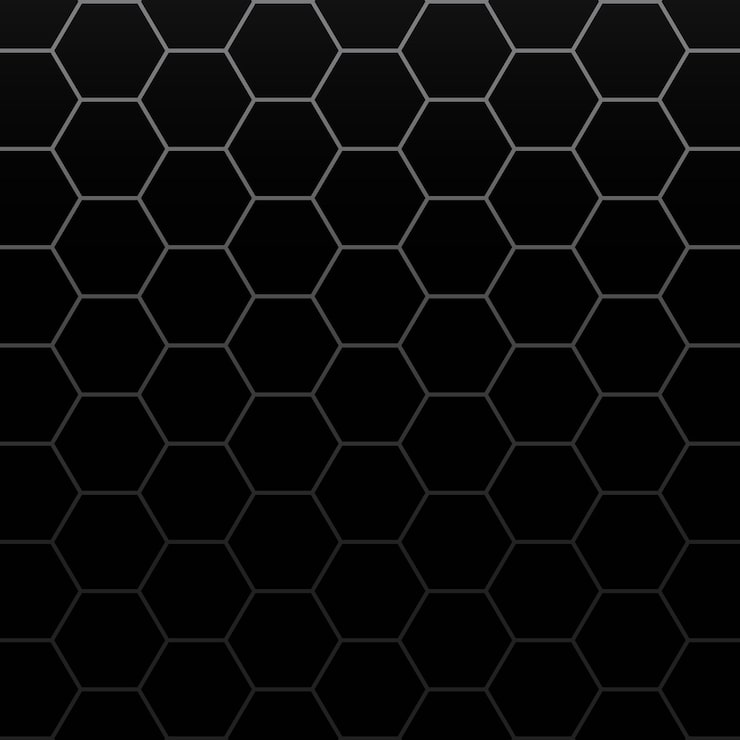 PSD diseño de fondo geométrico con patrón de hexágonos de estilo lineal