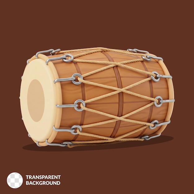 PSD drum dholak 3d