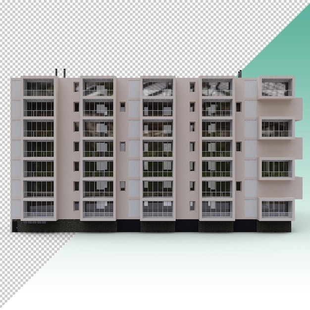 PSD edificio aislado