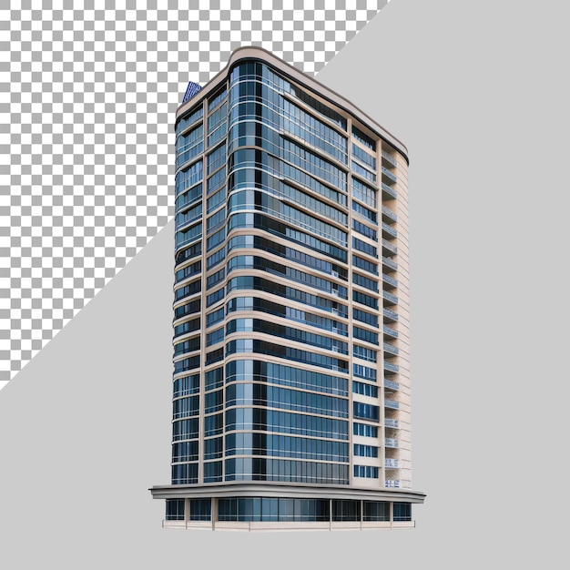 PSD edificio de rascacielos sin fondo png