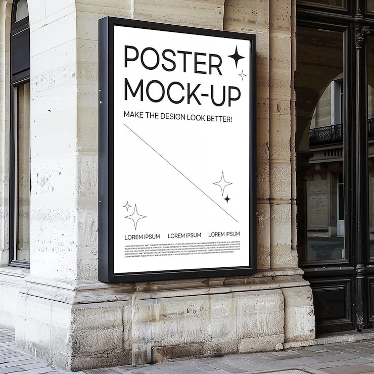 PSD editor mockupů plakátů