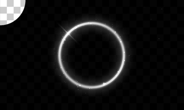 PSD efecto de luz circular