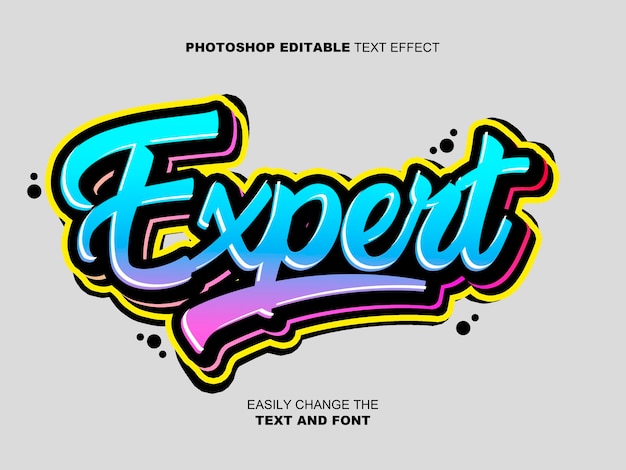 PSD effet de texte expert