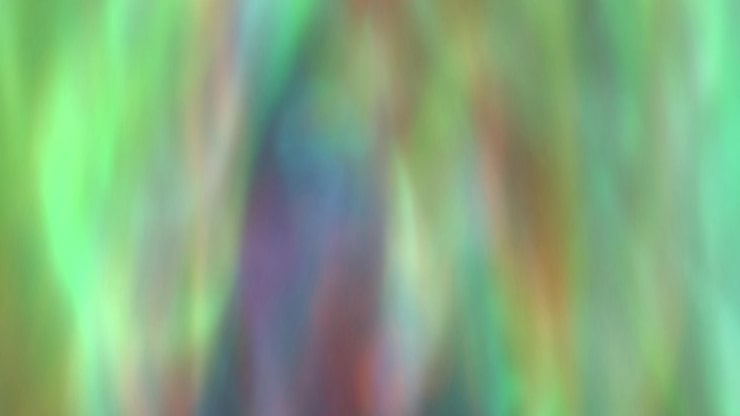 PSD ein regenbogen ist auf einem bildschirm mit einem hintergrund aus regenbögen