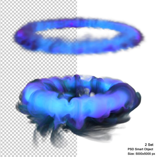 PSD eldritch magus efecto aislado 3d render