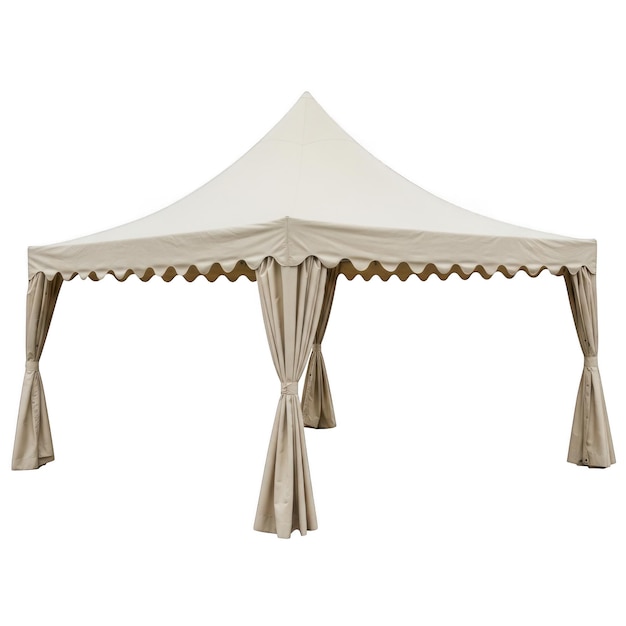 PSD elegante carpa con dosel para exteriores