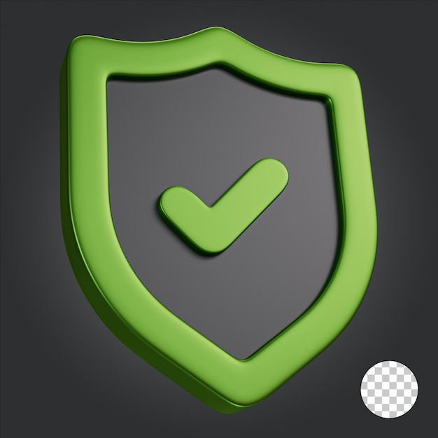 PSD escudo 3d