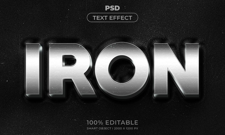 PSD estilo de efecto de texto editable 3d con fondo