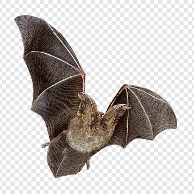 PSD fledermaus isoliert auf transparent