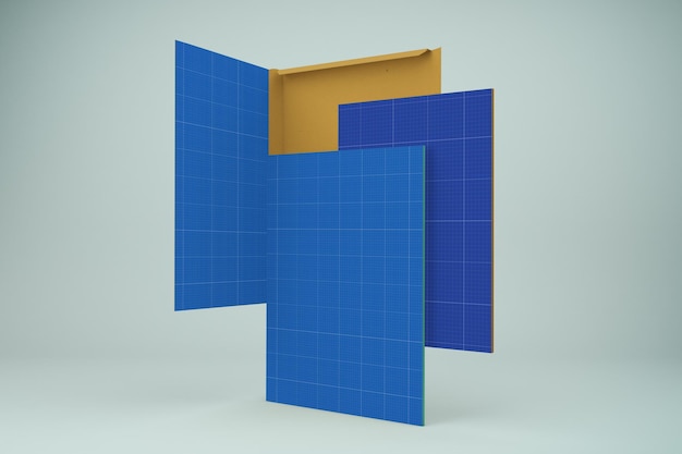 PSD folder design mockup