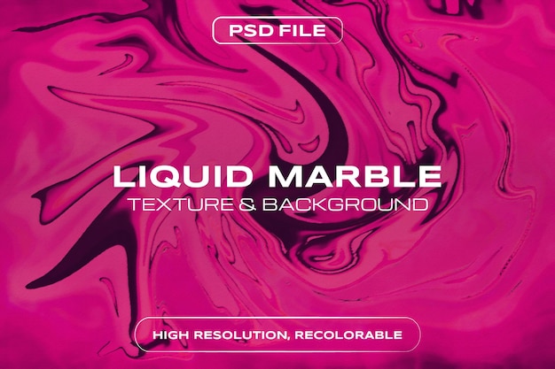 PSD fondo in marmo liquido