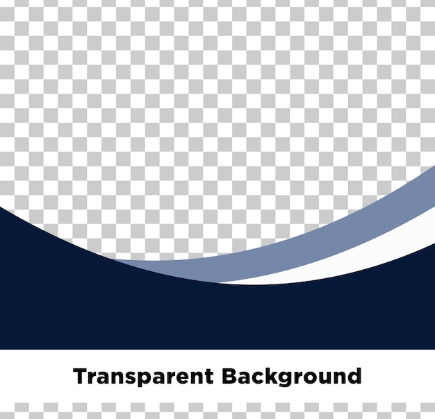 PSD forma de onda abstrata com fundo transparente