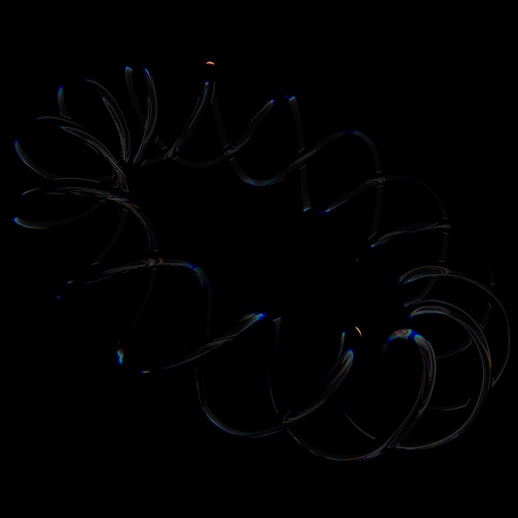 PSD forma de vidrio abstracta