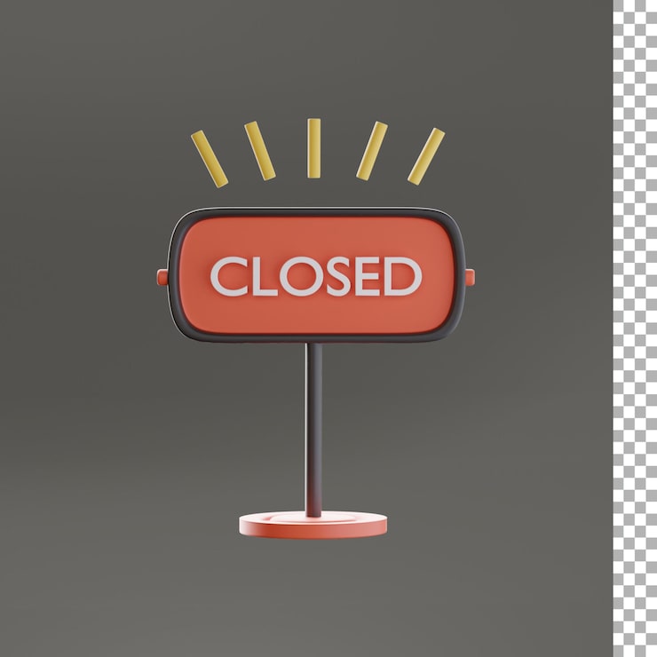 PSD geschlossenes 3d-symbol