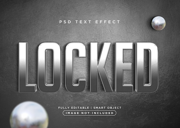 PSD gesperrter texteffekt im 3d-stil