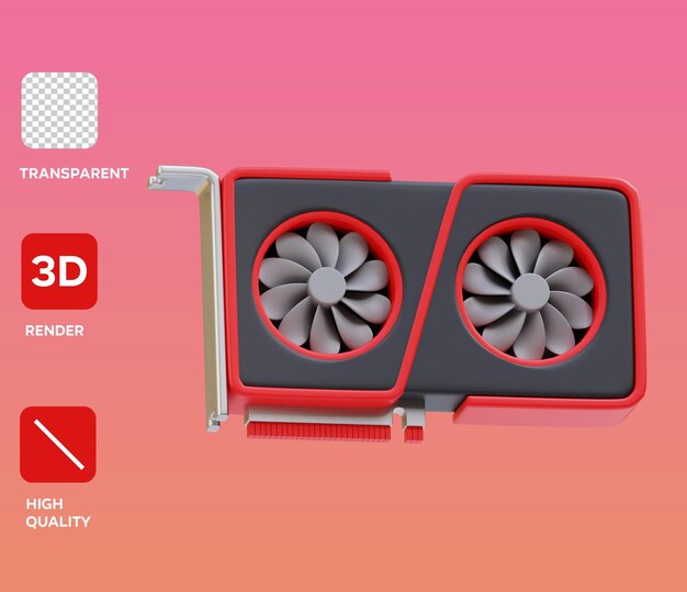 PSD gpu 3d-icon