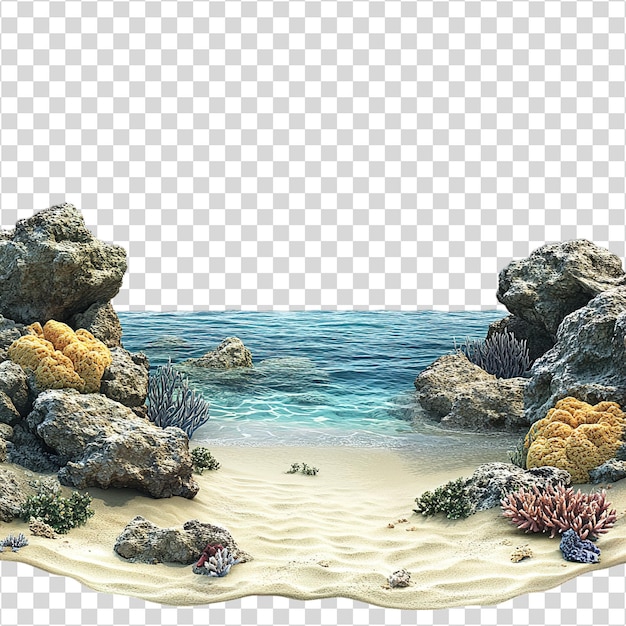 PSD una hermosa escena bajo el agua