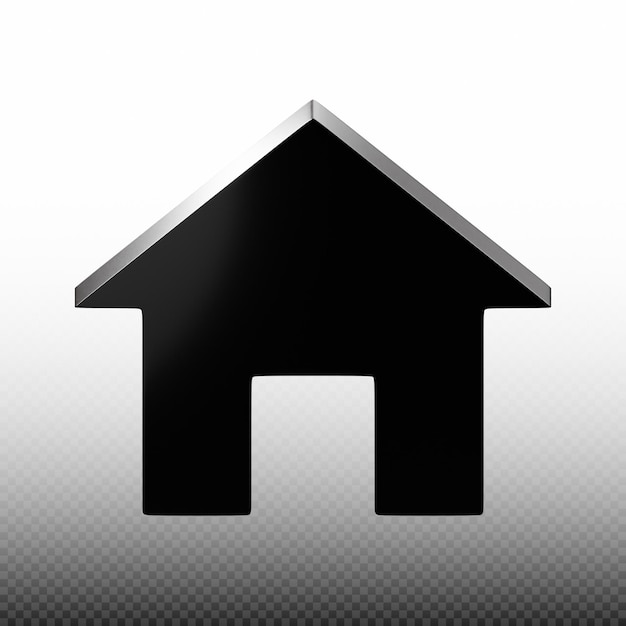 PSD home dell'icona 3d