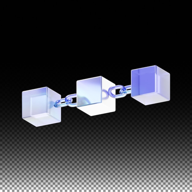 PSD icona 3d criptovaluta blockchain
