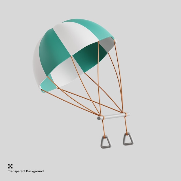 PSD icona di parasailing 3d