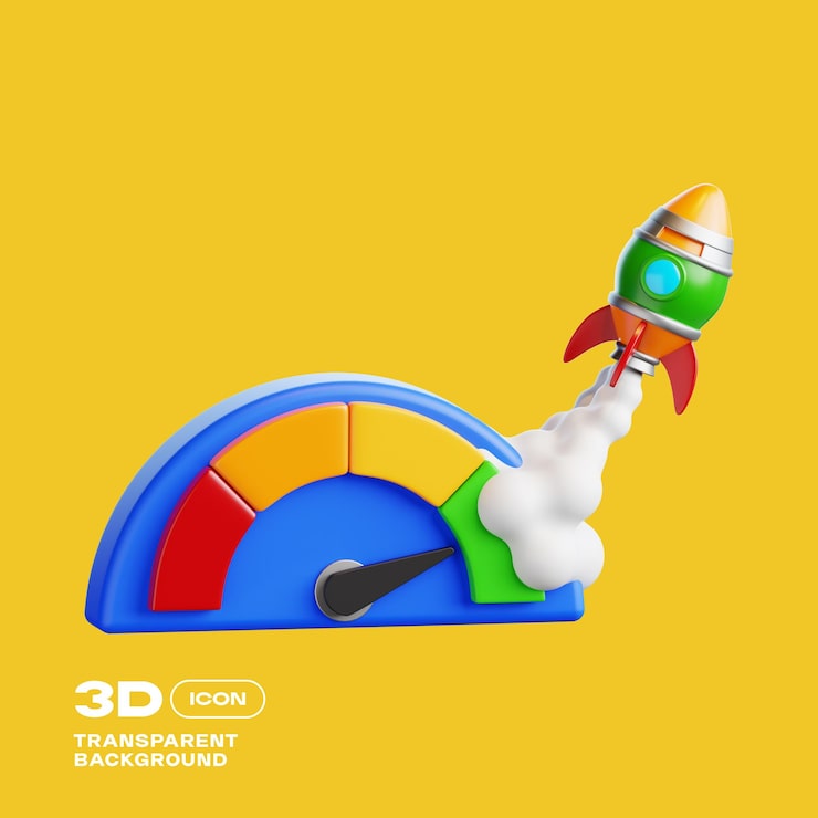 PSD icônes d'illustration 3d de croissance d'entreprise