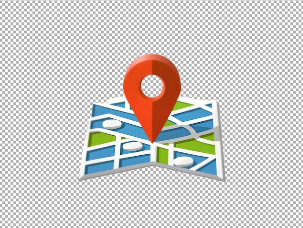 PSD icono de la ubicación