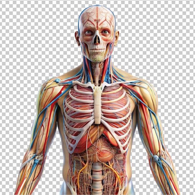 PSD illustrazioni anatomiche generate algoritmicamente