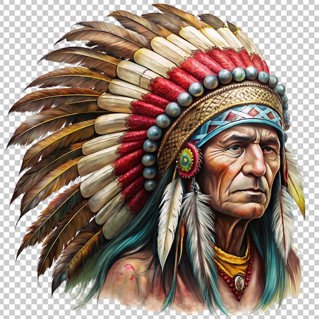 PSD indianer häuptlingshut