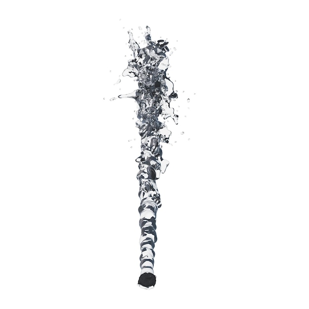 PSD jet d'eau vertical dynamique