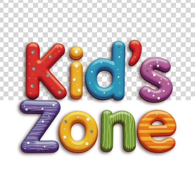 PSD kinder-zone-text-effekt