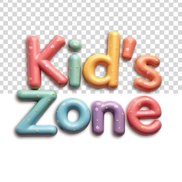 PSD kinder-zone-text-effekt